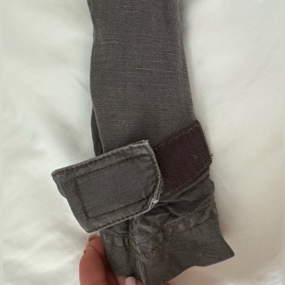 G Star Grey Linen Bomber Jacket size Medium - Picture 13 of 15